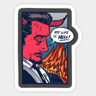 My Life is Hell Sticker